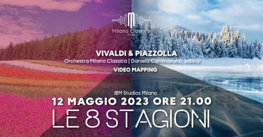Venerdì 12 maggio agli IBM Studios concerto Vivaldi & Piazzolla con videomapping