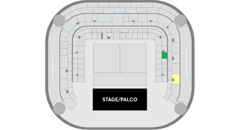 Mappa settori Mediolanum Forum Milano e posti migliori concerto Pinguini Tattici Nucleari