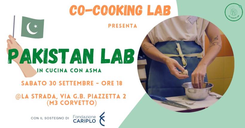 Corso di cucina pakistana vegetariana da Co-Cooking LAB a Milano con eccedenze e degustazione finale