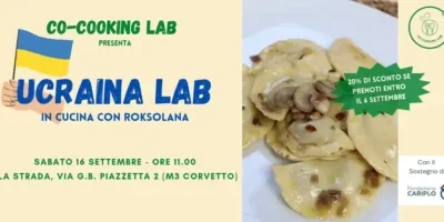 Corso di cucina Ucraina da Co-Cooking LAB a Milano con eccedenze e degustazione finale