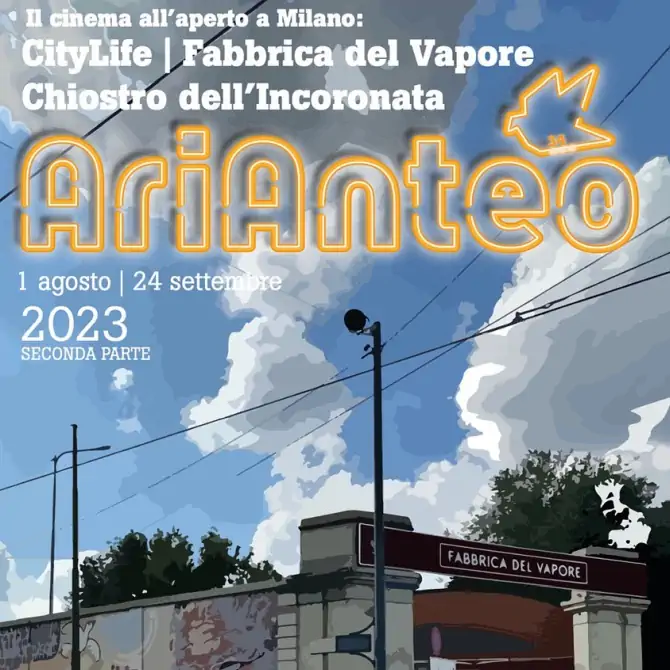 Ferragosto 2023 a Milano: proiezioni cinematografiche all’aperto di AriAnteo