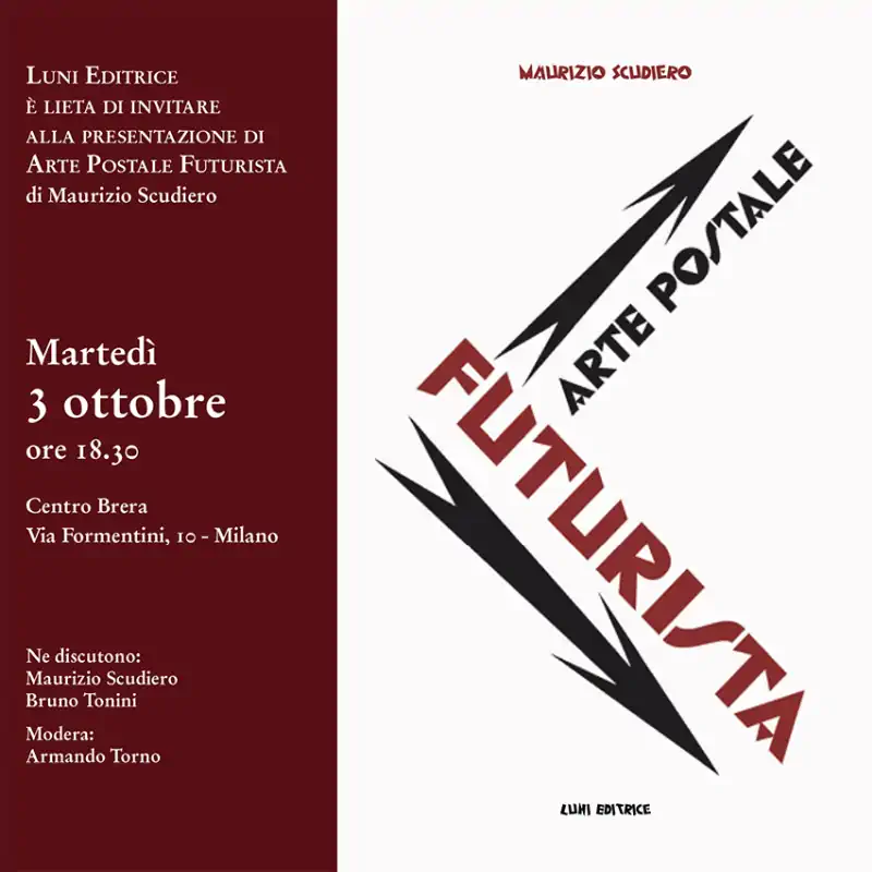 Presentazione del libro Arte postale futurista al Centro Brera di Milano