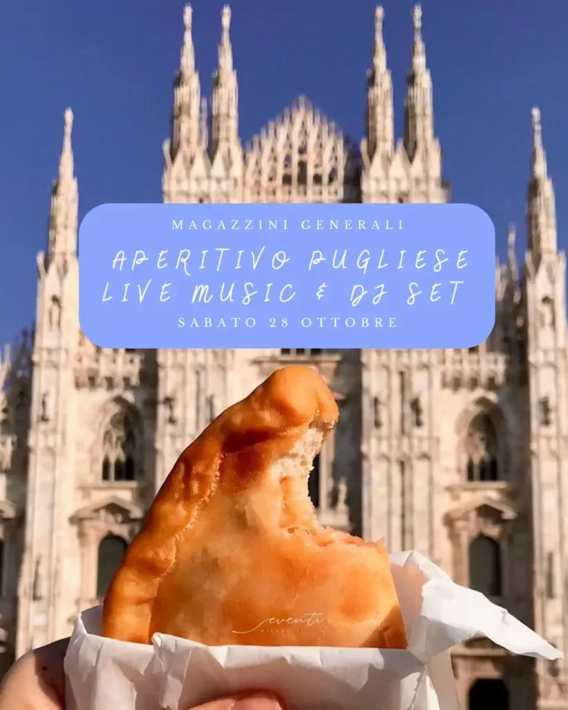 Ai Magazzini Generali di Milano degustazione pugliese con panzerotti baresi
