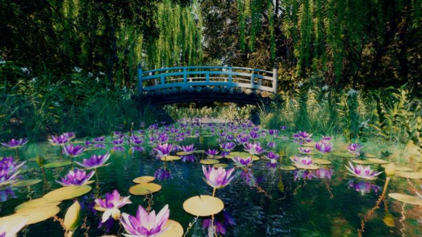 mostra Inside Monet Milano: stagno delle ninfee