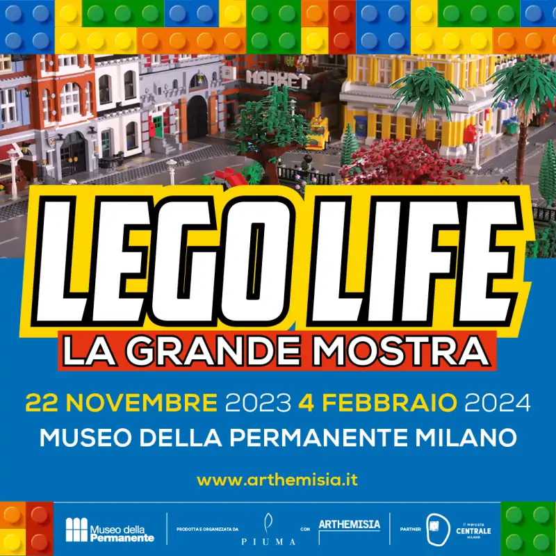 Mostra LEGO LIFE: diorami con i mattoncini in mostra al Museo della Permanente Milano