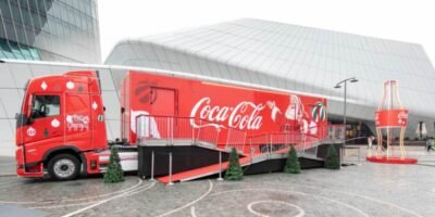 villaggio di Natale Coca Cola a Milano, piazza Tre Torri Citylife