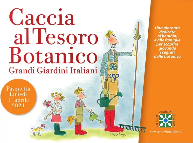 Lunedì 1 Aprile torna la Caccia al Tesoro Botanico Grandi Giardini Italiani