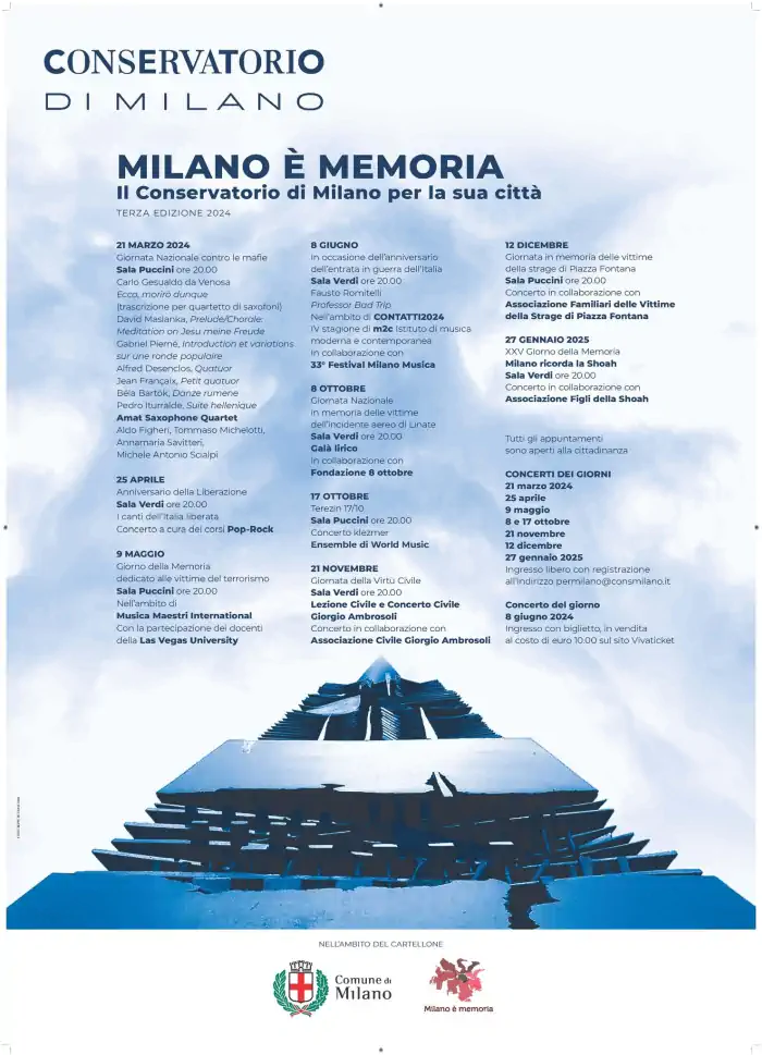 Cosa fare il 25 aprile? Concerto gratuito al Conservatorio di Musica Giuseppe Verdi di Milano