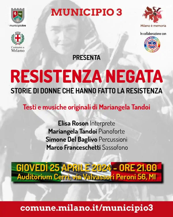 25 aprile 2025: spettacoli teatrali sulla Resistenza a Milano