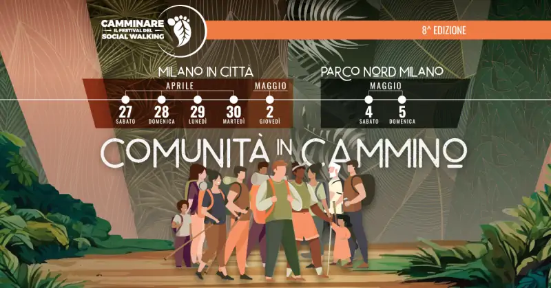 Camminare. Il Festival del social walking: edizione 2024 a Milano