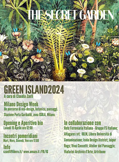 Green Island: opening giardino segreto alla Milano Design Week 2024