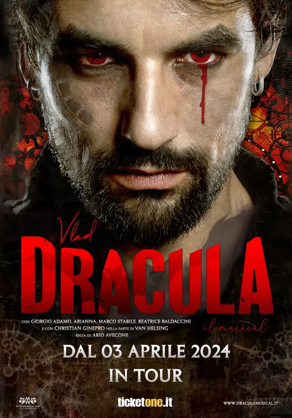 VLAD DRACULA il Musical: date tour 2024 e cast spettacolo a Milano