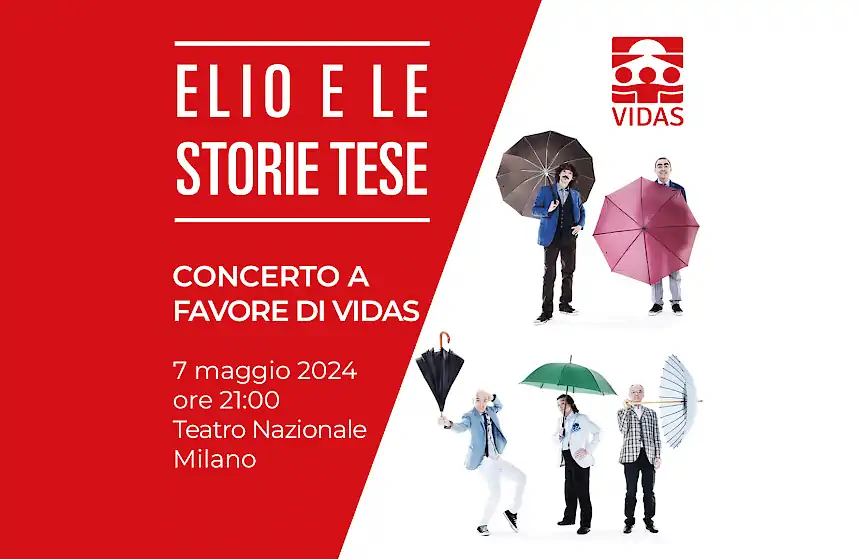 Elio e le Storie Tese in concerto a Milano per VIDAS