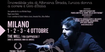 Perdifiato: a Milano rivive a teatro il mito di Alfonsina Strada, la ciclista ribelle