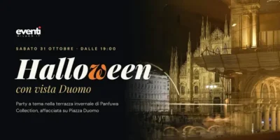 Drink, panfuwa e DJ set a tema Halloween nella terrazza invernale con vista Duomo