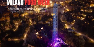 Milano Food Week: party al JustMe con aperitivo, DJ set e salita in Torre Branca offerta