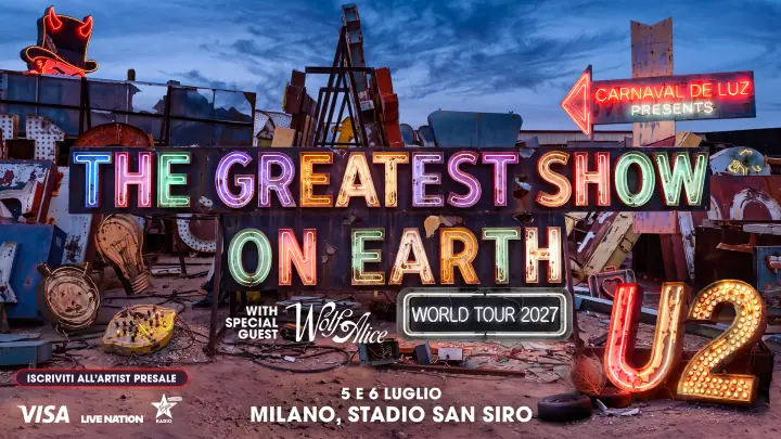 U2 in concerto allo Stadio San Siro di Milano